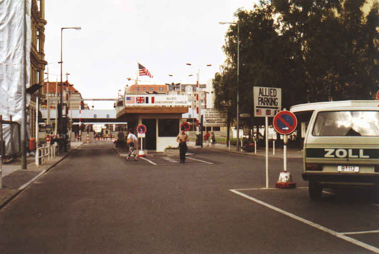 Border Crossing at Checkpoint Charlie